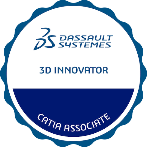 CATIA 3D Innovator Associate Badge